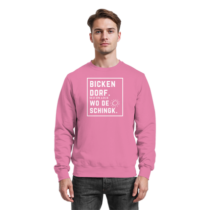 Wo de Sonn schingk - Bickendorf Druck - Basic Sweatshirt