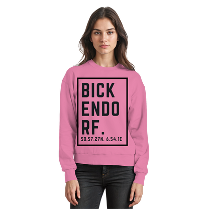Bickendorf Koordinaten (großer Druck auf der Brust) - Basic Sweatshirt