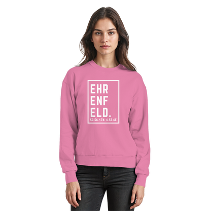 Ehrenfeld Koordinaten (großer Druck auf der Brust) - Basic Sweatshirt