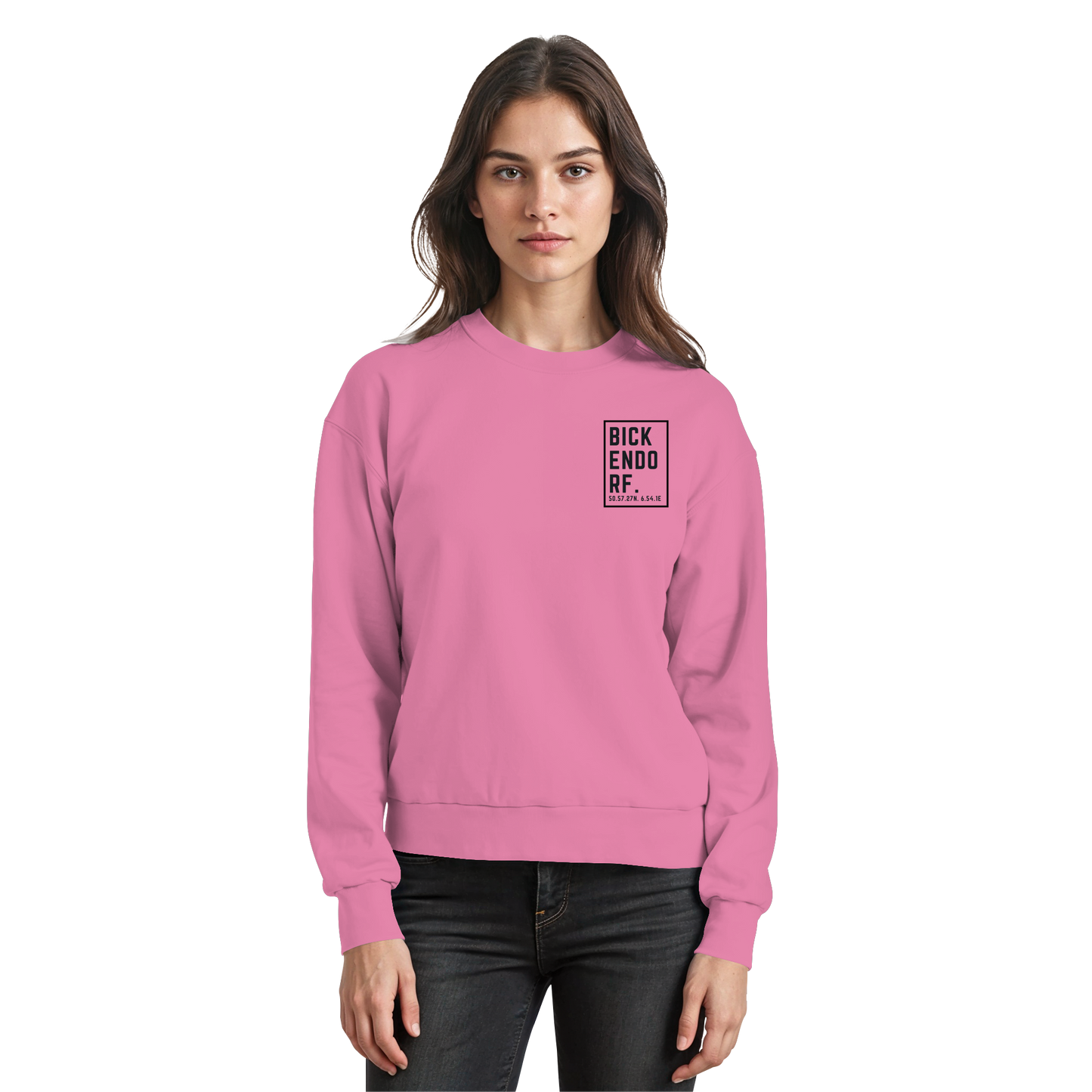 Bickendorf Koordinaten (kleiner Druck auf der Brust) - Basic Sweatshirt