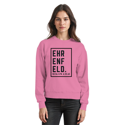 Ehrenfeld Koordinaten (großer Druck auf der Brust) - Basic Sweatshirt