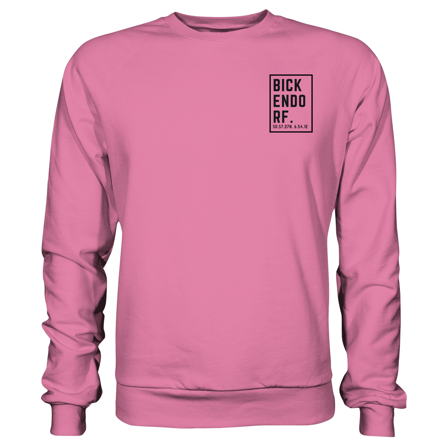 Bickendorf Koordinaten (kleiner Druck auf der Brust) - Basic Sweatshirt