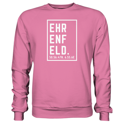 Ehrenfeld Koordinaten (großer Druck auf der Brust) - Basic Sweatshirt