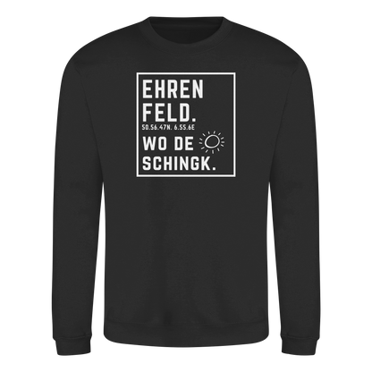 Wo de Sonn schingk - Ehrenfeld Druck - Basic Sweatshirt