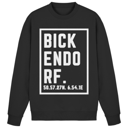Bickendorf Koordinaten (großer Druck auf der Brust) - Basic Sweatshirt