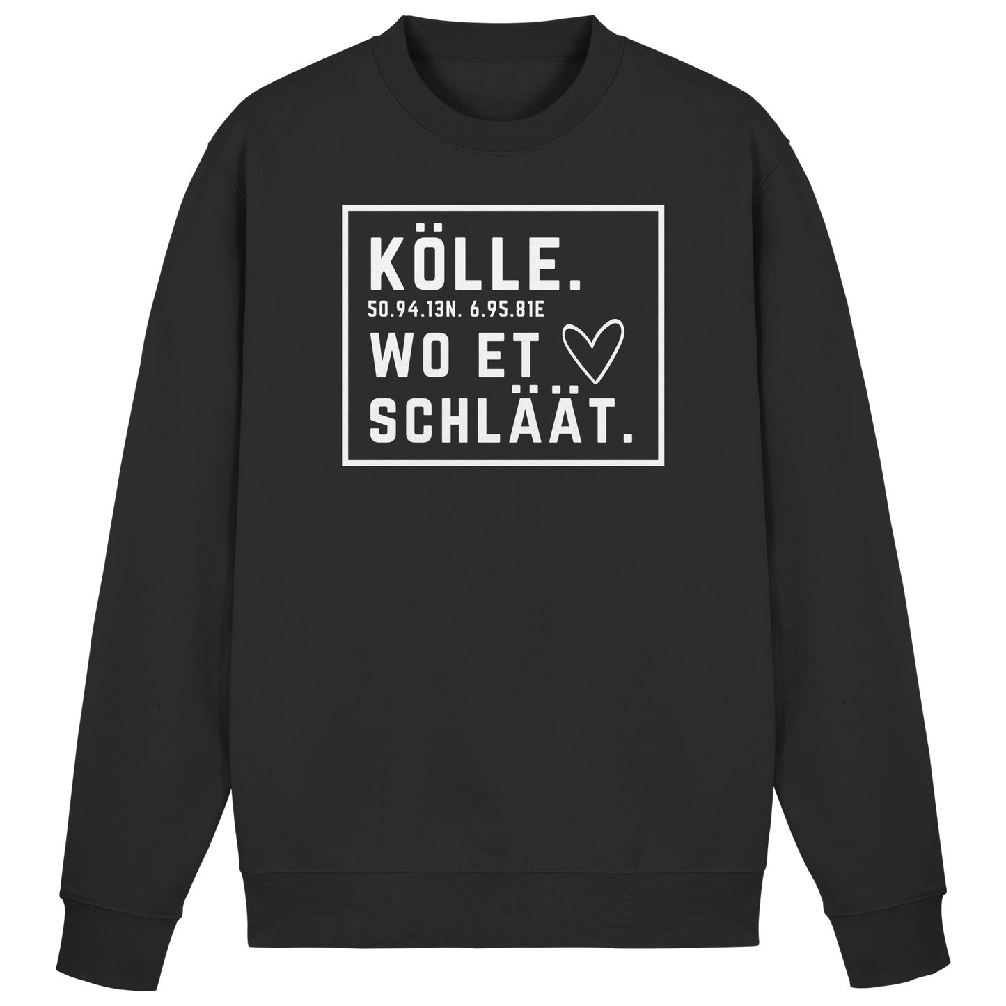 Kölle Hätz Druck - Basic Sweatshirt
