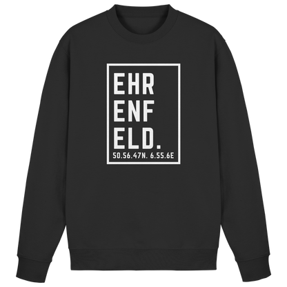 Ehrenfeld Koordinaten (großer Druck auf der Brust) - Basic Sweatshirt