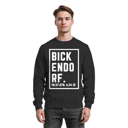 Bickendorf Koordinaten (großer Druck auf der Brust) - Basic Sweatshirt