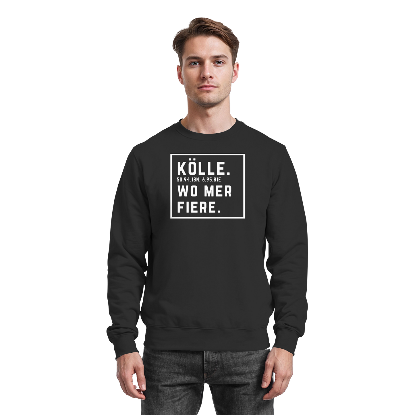 Kölle Fiere Druck  - Basic Sweatshirt