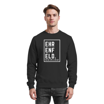 Ehrenfeld Koordinaten (großer Druck auf der Brust) - Basic Sweatshirt