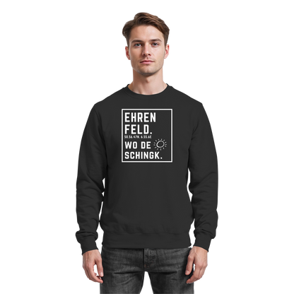 Wo de Sonn schingk - Ehrenfeld Druck - Basic Sweatshirt