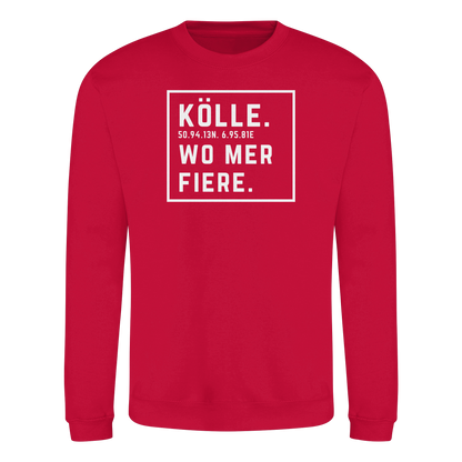 Kölle Fiere Druck  - Basic Sweatshirt