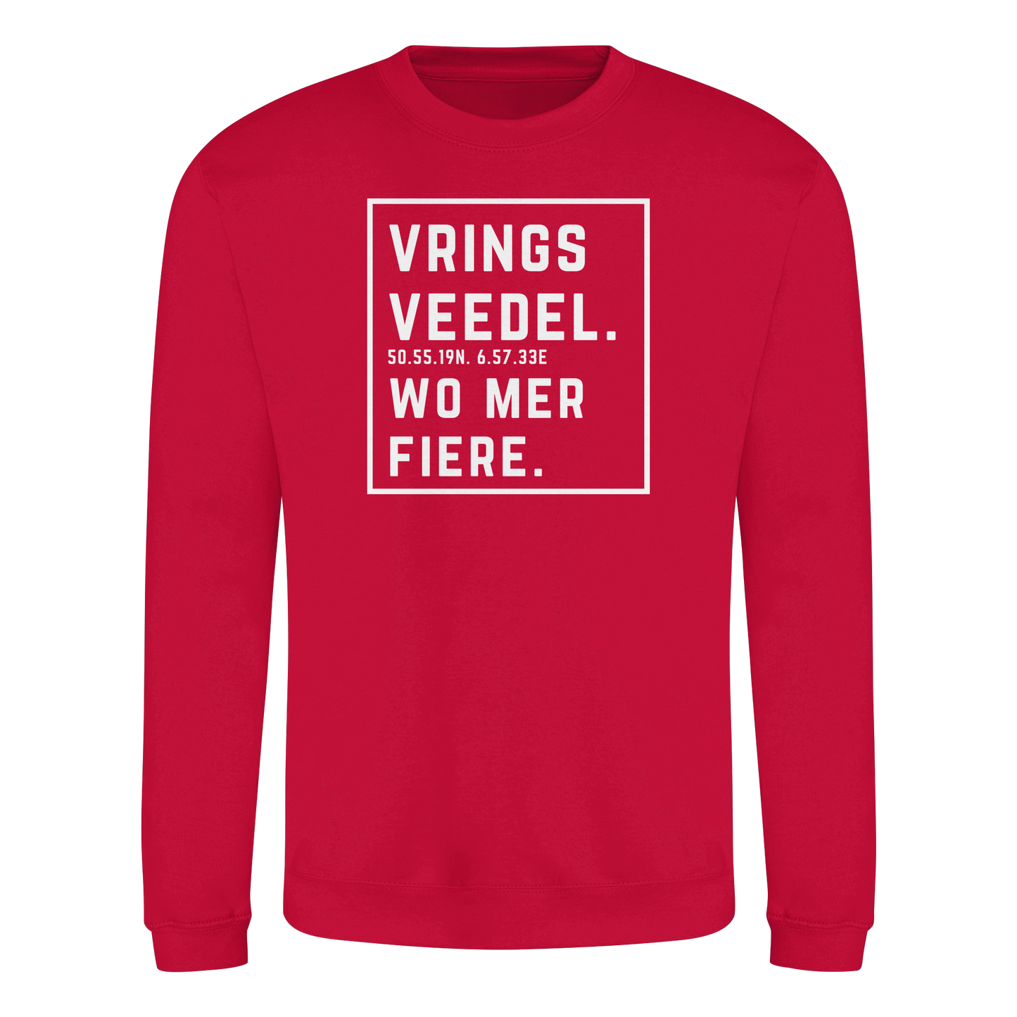 Vringsveedel Fiere Druck - Basic Sweatshirt