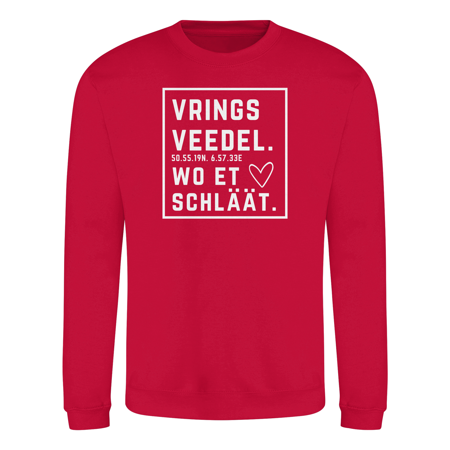 Vringsveedel Hätz Druck - Basic Sweatshirt