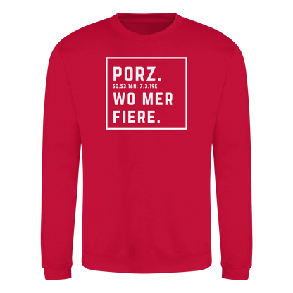 Porz Fiere Druck  - Basic Sweatshirt