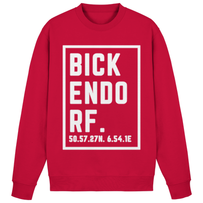 Bickendorf Koordinaten (großer Druck auf der Brust) - Basic Sweatshirt