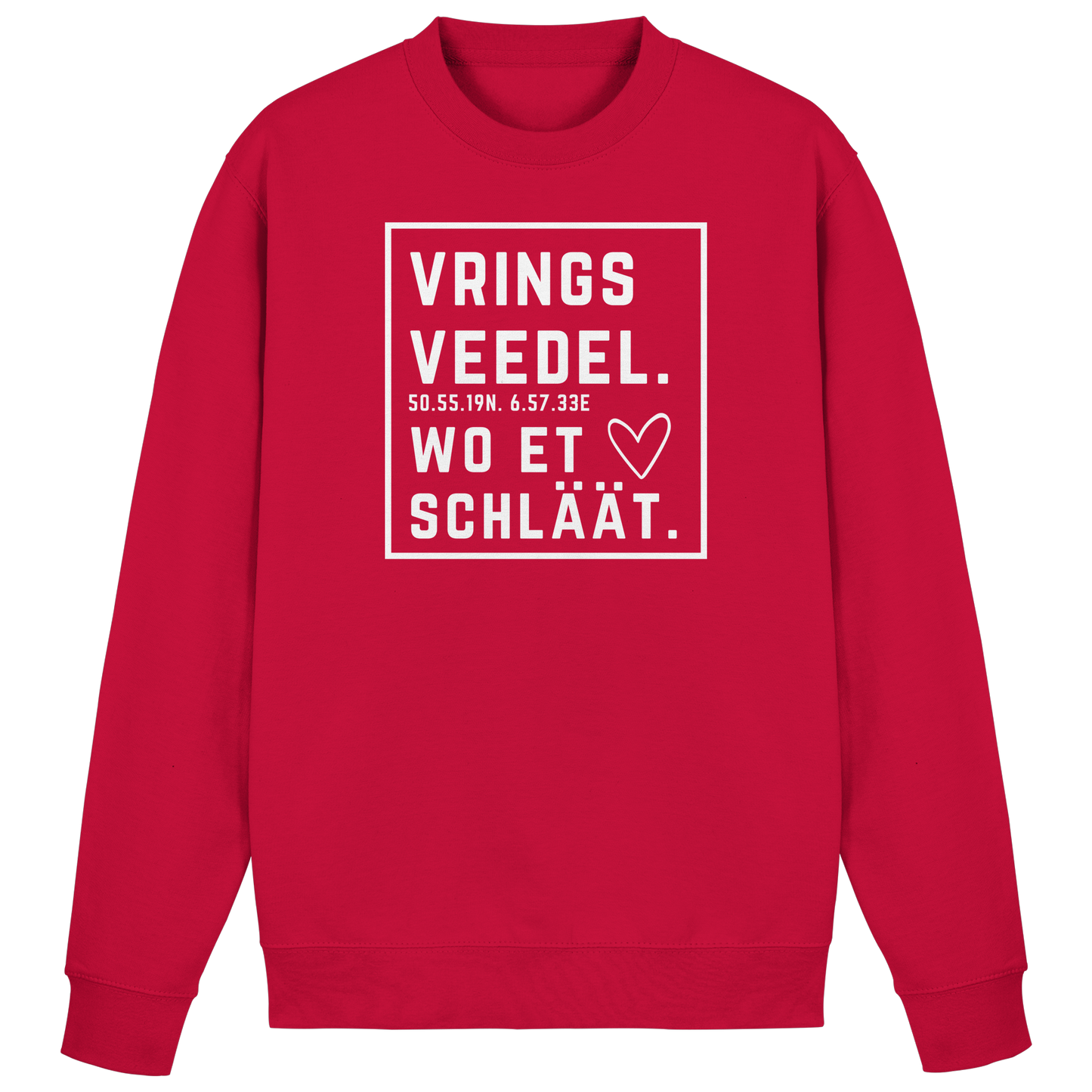 Vringsveedel Hätz Druck - Basic Sweatshirt