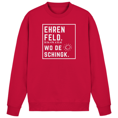 Wo de Sonn schingk - Ehrenfeld Druck - Basic Sweatshirt