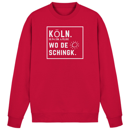 Wo de Sonn schingk - Köln Druck - Basic Sweatshirt