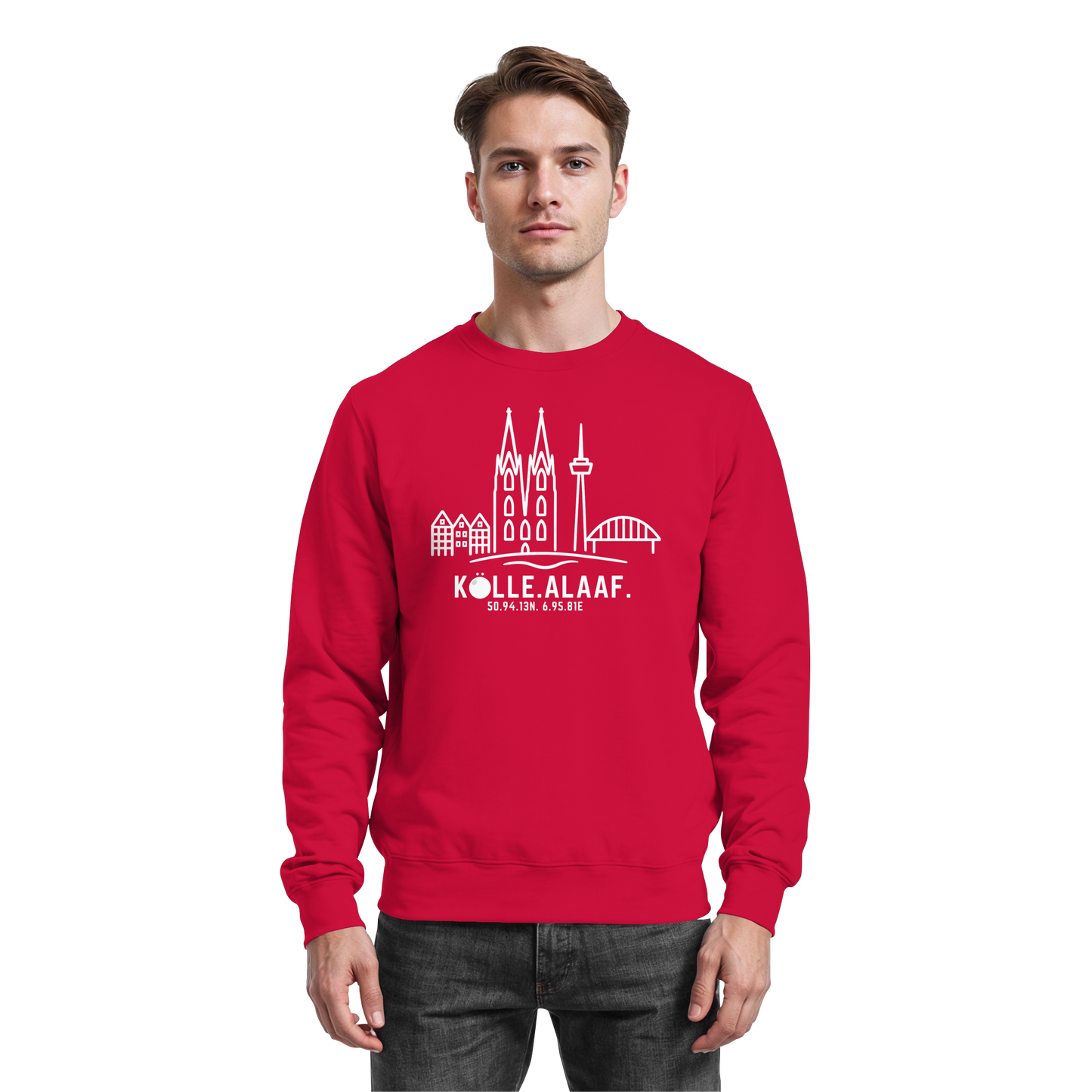 Skyline Alaaf Druck - Basic Sweatshirt
