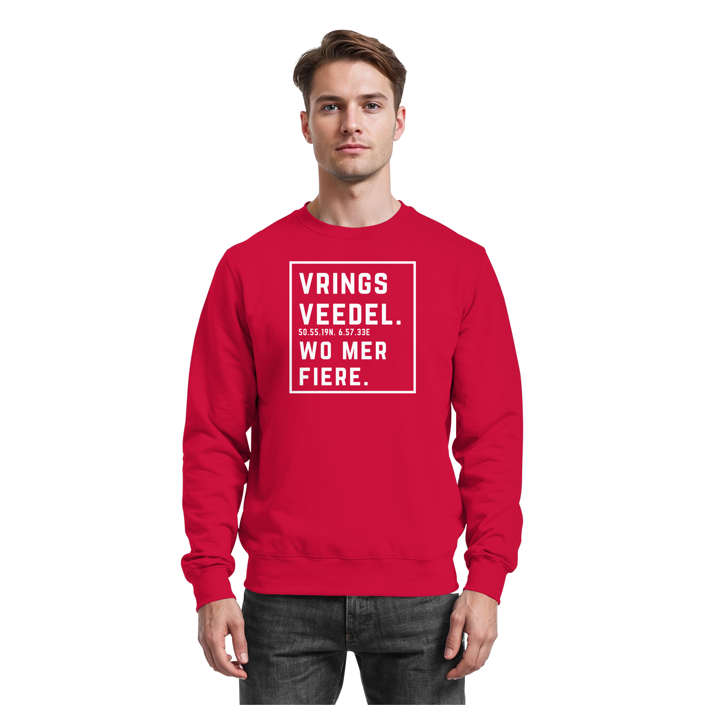 Vringsveedel Fiere Druck - Basic Sweatshirt