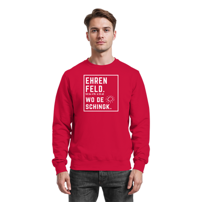 Wo de Sonn schingk - Ehrenfeld Druck - Basic Sweatshirt