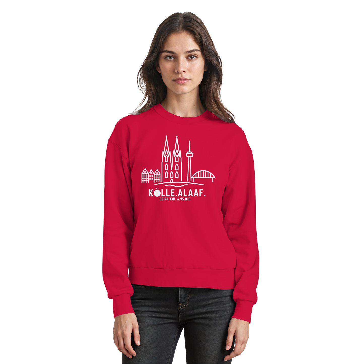 Skyline Alaaf Druck - Basic Sweatshirt