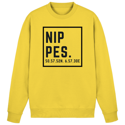 Nippes Koordinaten (großer Druck auf der Brust) - Basic Sweatshirt