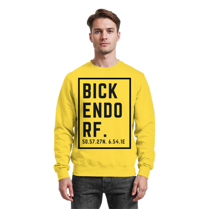 Bickendorf Koordinaten (großer Druck auf der Brust) - Basic Sweatshirt
