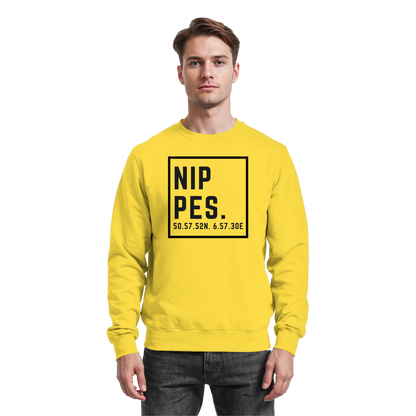 Nippes Koordinaten (großer Druck auf der Brust) - Basic Sweatshirt