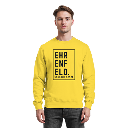 Ehrenfeld Koordinaten (großer Druck auf der Brust) - Basic Sweatshirt