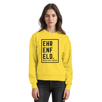 Ehrenfeld Koordinaten (großer Druck auf der Brust) - Basic Sweatshirt