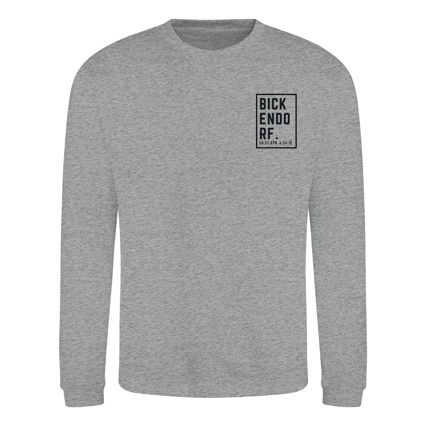 Bickendorf Koordinaten (kleiner Druck auf der Brust) - Basic Sweatshirt