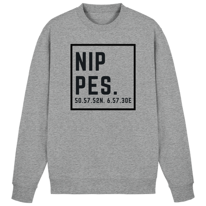 Nippes Koordinaten (großer Druck auf der Brust) - Basic Sweatshirt