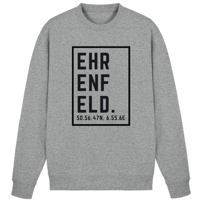 Ehrenfeld Koordinaten (großer Druck auf der Brust) - Basic Sweatshirt