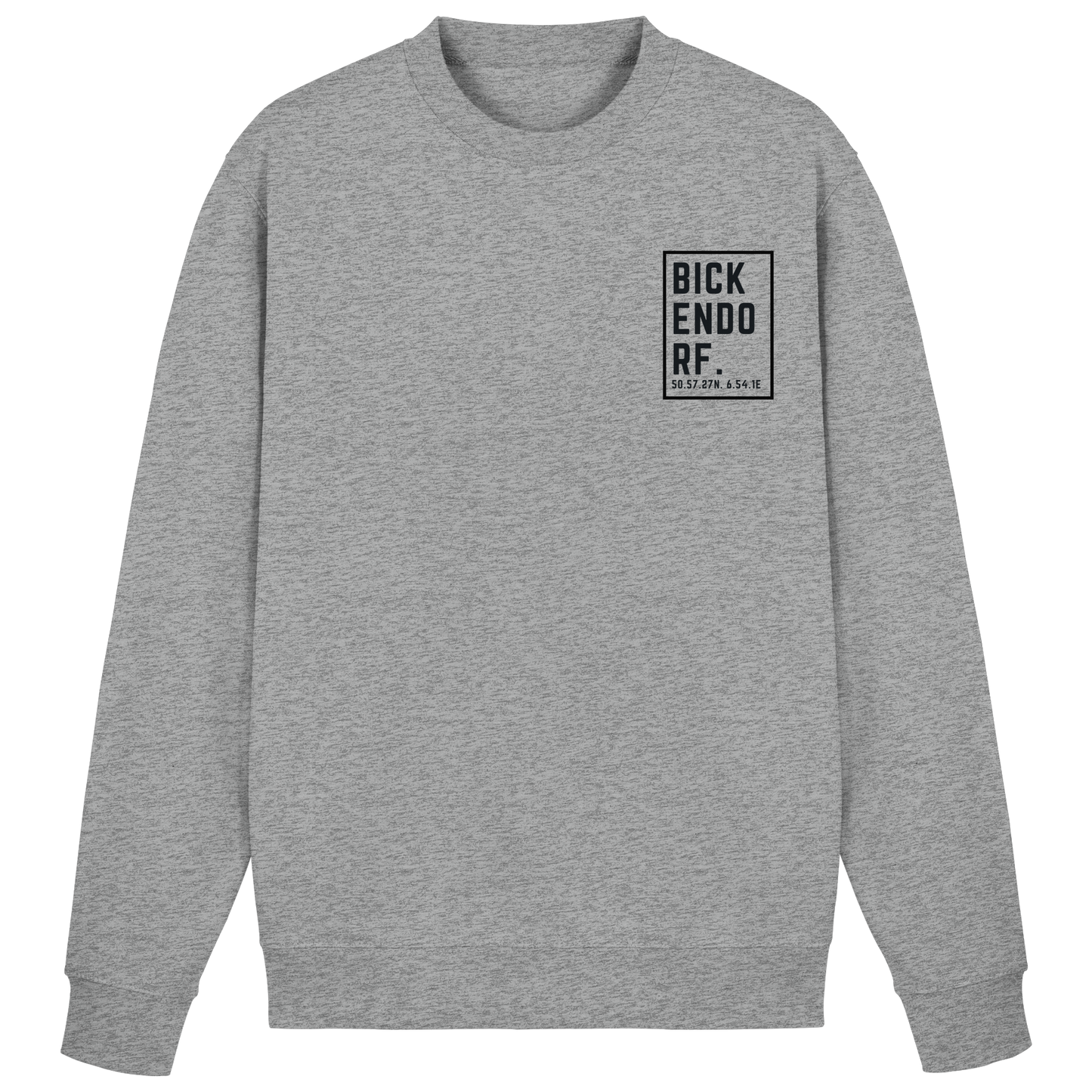 Bickendorf Koordinaten (kleiner Druck auf der Brust) - Basic Sweatshirt