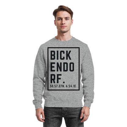 Bickendorf Koordinaten (großer Druck auf der Brust) - Basic Sweatshirt