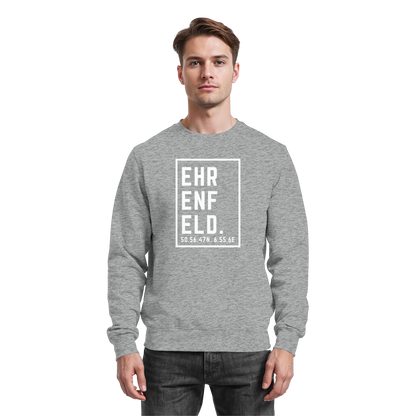 Ehrenfeld Koordinaten (großer Druck auf der Brust) - Basic Sweatshirt