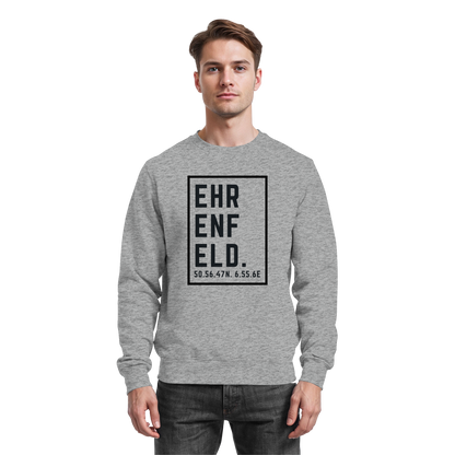 Ehrenfeld Koordinaten (großer Druck auf der Brust) - Basic Sweatshirt