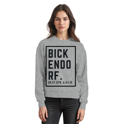 Bickendorf Koordinaten (großer Druck auf der Brust) - Basic Sweatshirt