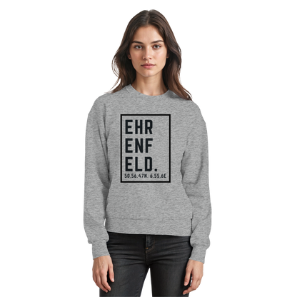 Ehrenfeld Koordinaten (großer Druck auf der Brust) - Basic Sweatshirt