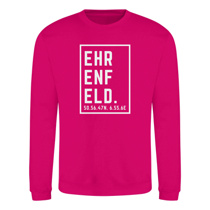 Ehrenfeld Koordinaten (großer Druck auf der Brust) - Basic Sweatshirt