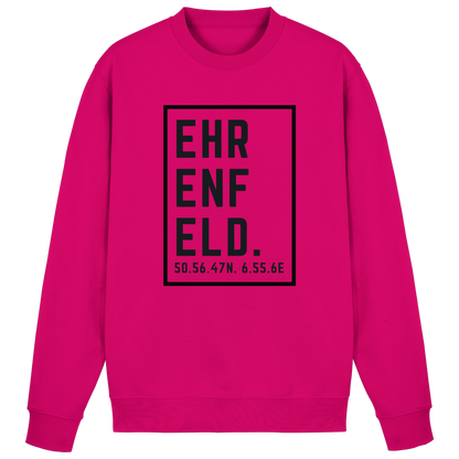 Ehrenfeld Koordinaten (großer Druck auf der Brust) - Basic Sweatshirt