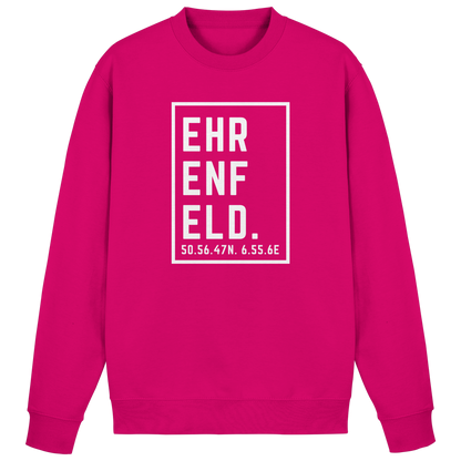 Ehrenfeld Koordinaten (großer Druck auf der Brust) - Basic Sweatshirt