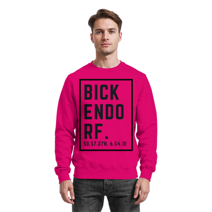 Bickendorf Koordinaten (großer Druck auf der Brust) - Basic Sweatshirt