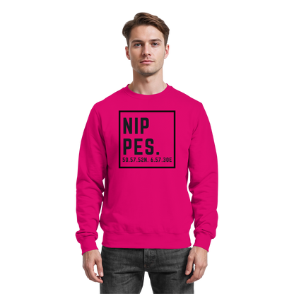 Nippes Koordinaten (großer Druck auf der Brust) - Basic Sweatshirt