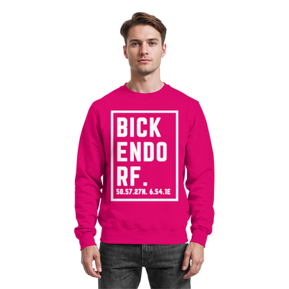 Bickendorf Koordinaten (großer Druck auf der Brust) - Basic Sweatshirt