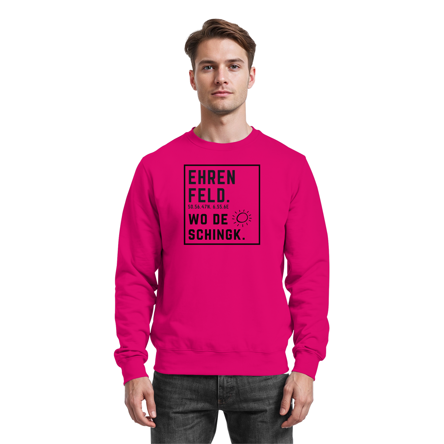 Wo de Sonn schingk - Ehrenfeld Druck  - Basic Sweatshirt