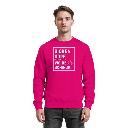 Wo de Sonn schingk - Bickendorf Druck - Basic Sweatshirt