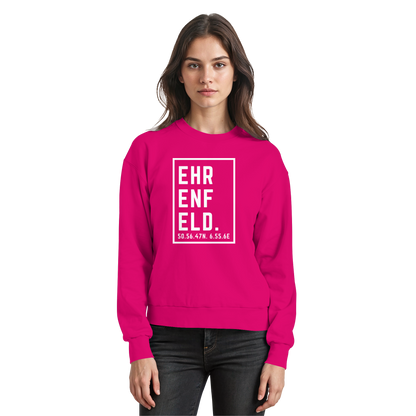 Ehrenfeld Koordinaten (großer Druck auf der Brust) - Basic Sweatshirt